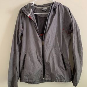 Nike wind resistant running zipup hoodie
